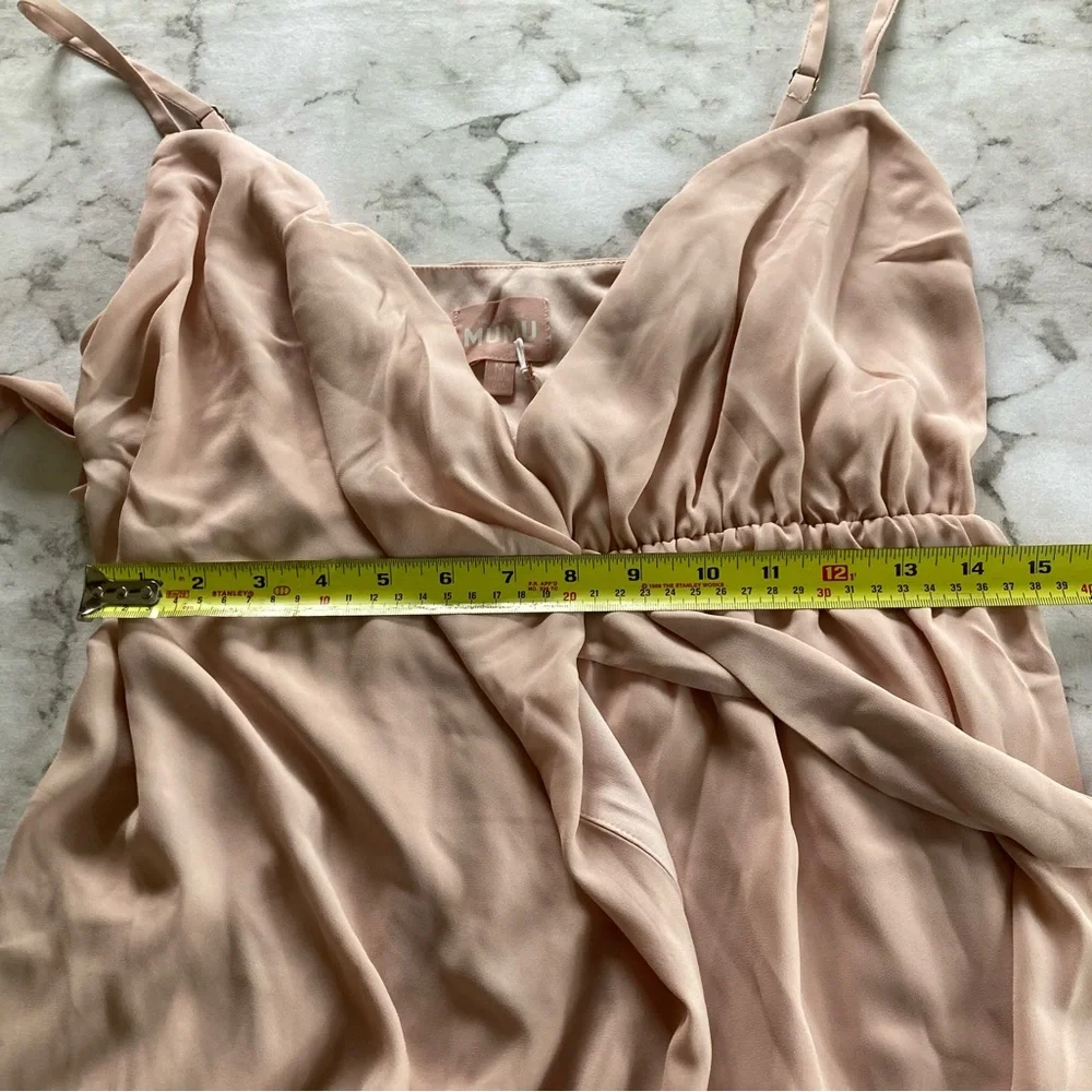 NWT Elegant dusty Blush Pink maxi Dress - Picture 6 of 9